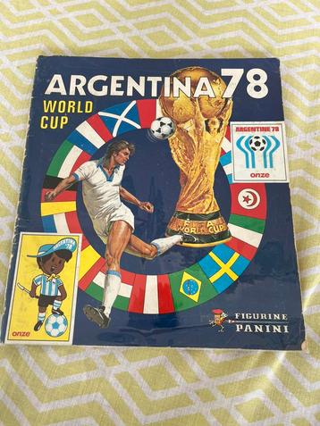 Album panini ARGENTINA 1978 compleet beschikbaar voor biedingen