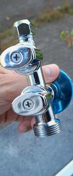 Vanne double service pour l'eau comme neuf à saisir ️️️↙️, Enlèvement, Neuf, Chrome, Toilettes