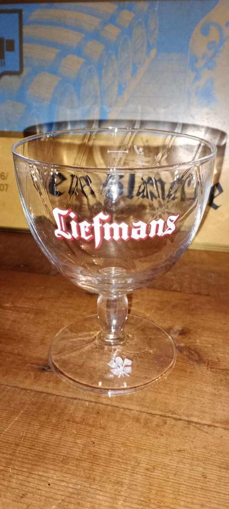 Brouwerij bierglazen beker Liefmans, Verzamelen, Biermerken, Zo goed als nieuw, Glas of Glazen, Overige merken, Ophalen of Verzenden