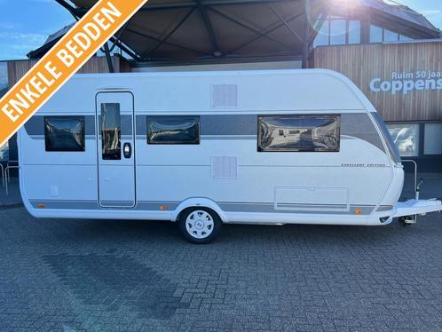 Hobby Excellent Edition 495 UL 2024 ENKELE BEDDEN!, Caravans en Kamperen, Caravans, tot en met 4, 1000 - 1250 kg, Rondzit, Hobby