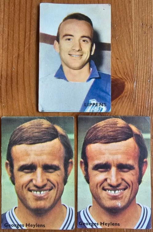 Victoria 1969 & 1974 3 Anderlecht stickers Lippens & Heylens, Hobby en Vrije tijd, Stickers en Plaatjes, Zo goed als nieuw, Meerdere stickers