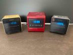 Zeldzame trio van retro Sony Digicube Klok Radio’s, Verzamelen, Retro, Ophalen of Verzenden, Audio en Video