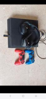 Playstation 4 met 2 controllers en draadloze headset, Ophalen, Met 2 controllers, Original, 500 GB