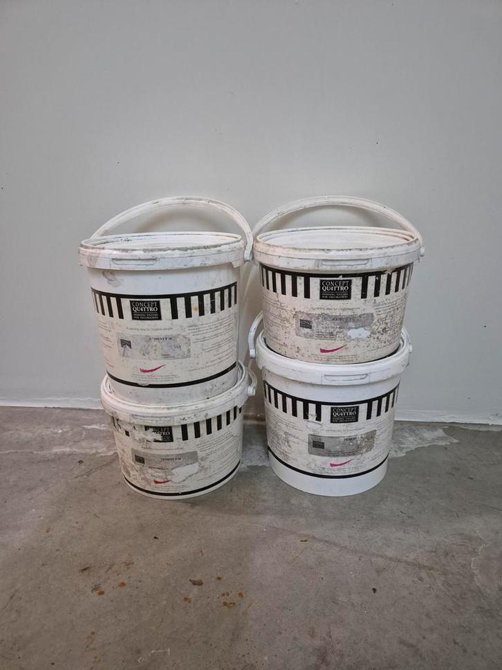 Decoratieve cement CONCEPT QU4TTRO CEMENT P30 – 4st - 20kg, Doe-het-zelf en Bouw, Verf, Beits en Lak, Ophalen of Verzenden