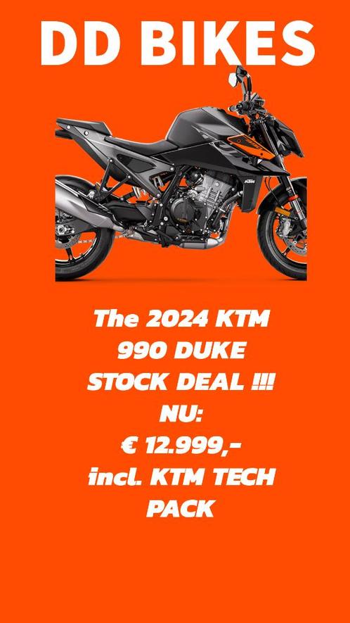 KTM 990 DUKE 2024, Motoren, Motoren | KTM, Bedrijf, Naked bike, meer dan 35 kW, 2 cilinders, Ophalen