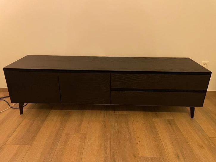 Arno tv-meubem - eik - 175 x 45 cm, Huis en Inrichting, Kasten |Televisiemeubels, Nieuw, Minder dan 100 cm, 150 tot 200 cm, 25 tot 50 cm