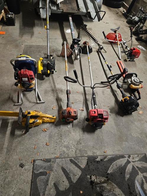 lot tuin gereedschapen benzine honda husqvarna echo, Tuin en Terras, Bosmaaiers, Zo goed als nieuw, Benzine, Ophalen