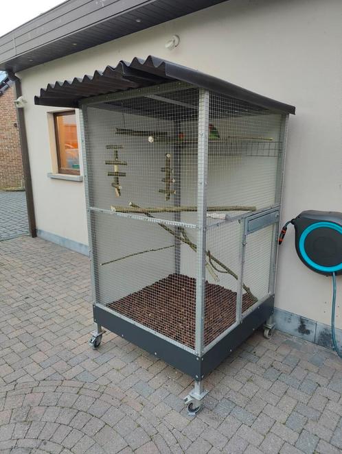 Voliere, Dieren en Toebehoren, Vogels | Hokken en Kooien, Zo goed als nieuw, Ophalen