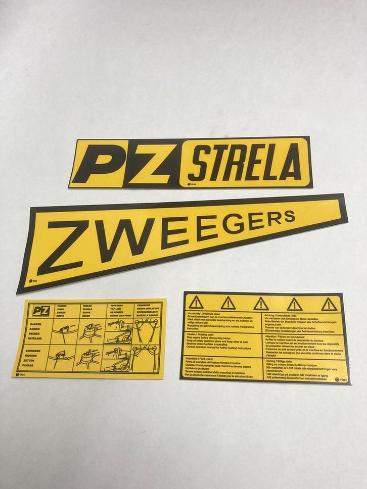 Pz Zweegers Strela schudder stickerset, Verzamelen, Stickers, Nieuw, Overige typen, Ophalen of Verzenden
