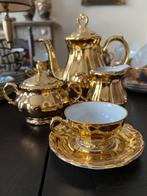 goudkleurig  bareuther Bavaria porcelein, Service complet, Comme neuf, Enlèvement, Autres styles