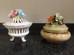 2 x Decoratieve Potjes : 1 x voor potpourri & 1 x divers, Ophalen of Verzenden