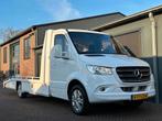 Mercedes-Benz Sprinter 140 pk Autotransporter Lier Airco, Auto's, Gebruikt, Euro 6, 4 cilinders, Wit