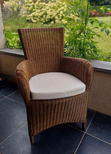 Fauteuil Osier de qualité/Intérieur ou Terrasse/Confortable beschikbaar voor biedingen