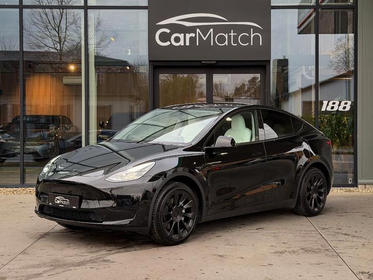 Tesla Model Y Long Range - Solid Black, Auto's, Tesla, Bedrijf, Te koop, Model Y, 360° camera, 4x4, ABS, Achteruitrijcamera, Adaptieve lichten