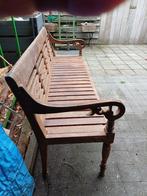 Tuinbank in prima staat 190cm lang, Tuin en Terras, Ophalen, Gebruikt, Teakhout