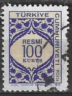Turkije 1973 - Yvert 129SE - Dienstzegel (ST), Verzenden, Gestempeld