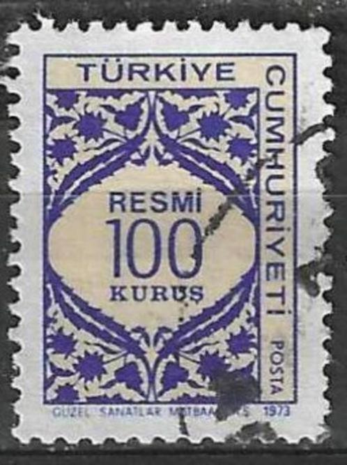 Turkije 1973 - Yvert 129SE - Dienstzegel (ST), Postzegels en Munten, Postzegels | Europa | Overig, Gestempeld, Verzenden