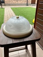 Plafondlamp, Ophalen, Zo goed als nieuw, Glas