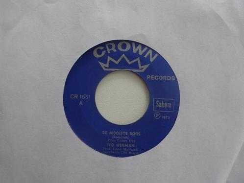 Ivo Herman - De Mooiste Roos (1973), Cd's en Dvd's, Vinyl Singles, Single, Ophalen of Verzenden