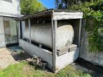 Cilindrische Mazouttank 315x126cm, Ophalen, Gebruikt