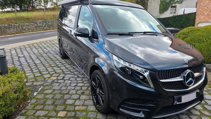 Mercedes Marco Polo 300d AMG  2024 26000km topstaat, Caravans en Kamperen, Mobilhomes, Particulier, Mercedes, Diesel, Automaat