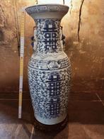grote chinese vaas 19e double happiness, Antiek en Kunst, Ophalen of Verzenden