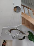 Hanglamp kristal spiegel, Ophalen, Zo goed als nieuw, 50 tot 75 cm