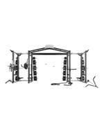 Matrix Magnum Mega Double Half Rack | Rek | Platform |, Sport en Fitness, Ophalen of Verzenden, Zo goed als nieuw, Benen, Overige typen