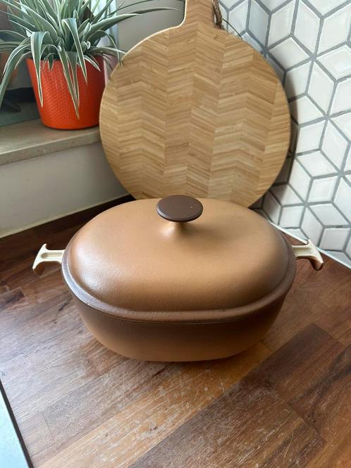 Le Creuset 29 'La Mama' Enzo Mari, Huis en Inrichting, Keuken | Potten en Pannen, Gebruikt, Kookpan of Snelkookpan, Overige materialen