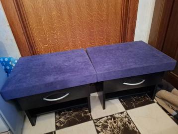 Tables de chevet, Enlèvement, Utilisé, Autres matériaux, 45 à 65 cm