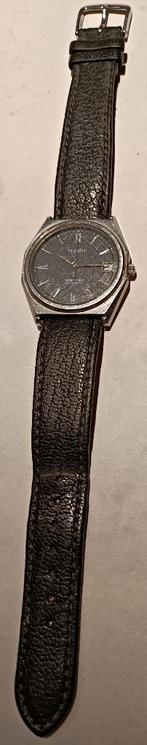 Montre Tissot Seastar quartz, cadran bleu octogonal, vintage, Ophalen of Verzenden, Gebruikt