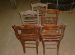 stoelen, Vijf, Zes of meer stoelen, Gebruikt, Bruin, Hout