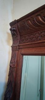 Miroir ancien avec cadre en bois, Enlèvement, Rectangulaire, 50 à 100 cm, 150 à 200 cm