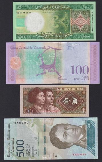 8 bankbiljetten UNC/FDC beschikbaar voor biedingen