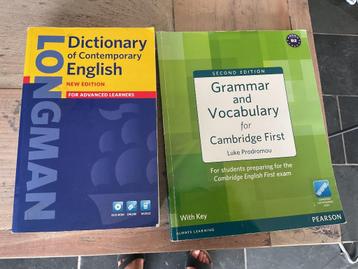 2 boeken Engelse grammatica en vocabulaire Cambridge  beschikbaar voor biedingen