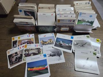 Collection Atlas fiches voitures, avions, motos  beschikbaar voor biedingen