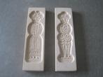 lot 2 houten koekjes speculaasvormen man/vrouw, Ophalen of Verzenden