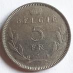 BELGIQUE : 5 FRANCS 1936 FR Pos B KM 108,1, Envoi, Monnaie en vrac