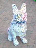 statue d un grand chien assis multi couleurs , nouveau !, Jardin & Terrasse, Statues de jardin, Animal, Synthétique, Enlèvement ou Envoi