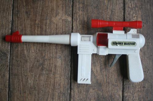 Vintage Tommy Buster space gun (jaren 80), Antiek en Kunst, Antiek | Speelgoed, Ophalen of Verzenden
