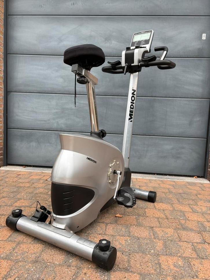 Hometrainer fiets, Sport en Fitness, Fitnessapparatuur, Gebruikt, Hometrainer, Benen, Metaal, Ophalen