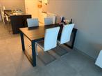 Zetel + tafel + stoelen + tv kast, Huis en Inrichting, Ophalen of Verzenden