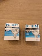 Philips halogeenspots 2 stuks lampen verlichting, Neuf, Autres culots, Ampoule halogène, 30 à 60 watts