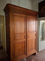Ancienne garde-robe en chêne, Ophalen, Gebruikt, Met hangruimte, 200 cm of meer