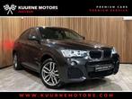 BMW X4 xDrive20dA M Pack Leder/Cam/GpsPro *1j garantie*, Auto's, BMW, Automaat, Zwart, 4 cilinders, Leder