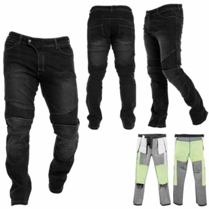 Motorbroek jeans kevlar CE protectoren nieuw, Motoren, Kleding | Motorkleding, Broek | textiel, Nieuw met kaartje, Verzenden