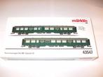Märklin groen M2 NMBS rijtuig 43547-02 met binnenverlichting, Hobby en Vrije tijd, Wisselstroom, Wagon, Ophalen of Verzenden, Zo goed als nieuw