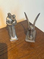 Tin beeldjes, Ophalen