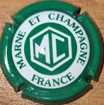Capsule Champagne MARNE ET CHAMPAGNE vert & blanc nr 05a, France, Champagne, Enlèvement ou Envoi, Neuf