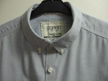 Lichtblauw jeanshemd met lange mouwen van Esprit, M beschikbaar voor biedingen